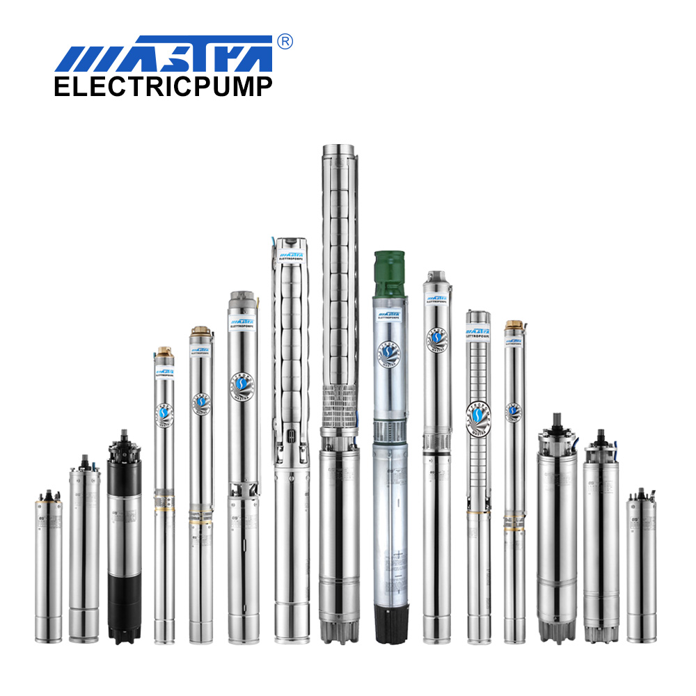 60Hz Mastra 8 inch stainless steel submersible pump - 8SP series 77 m³/h rated flow