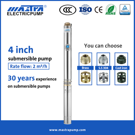 Mastra 4 Inch 1 1 2 Hp Submersible Well Pump R95 A 4 Inch Submersible