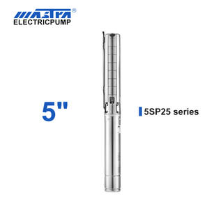 Mastra 5 inch stainless steel submersible pump - 5SP series 25 m³/h rated flow well water pump