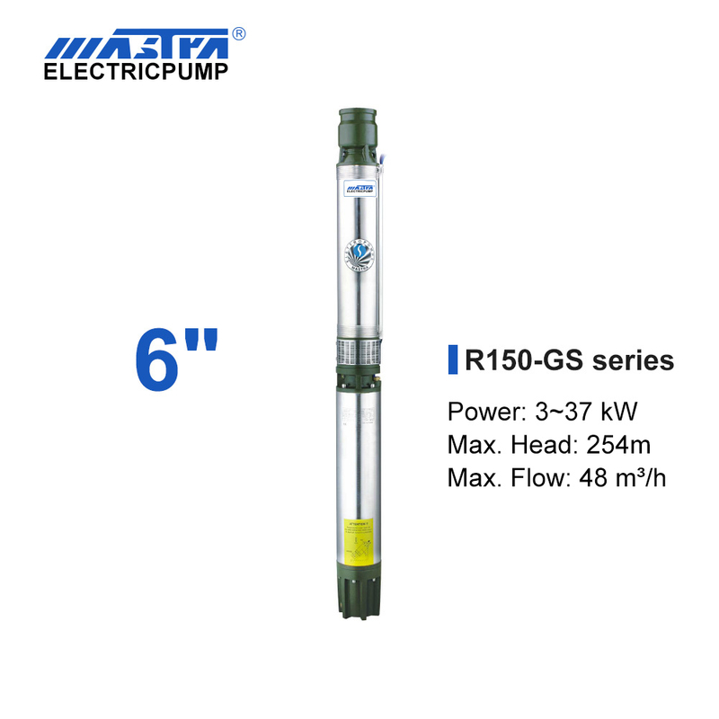 Mastra 6 inch Submersible Pump - R150-GS series pump curves for centrifugal pumps