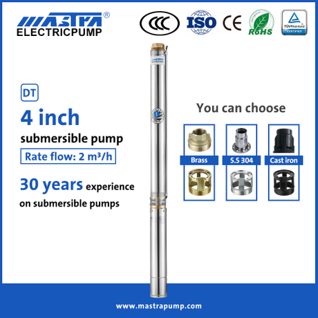 Mastra 4 inch best submersible well pumps R95-DT2-08 electric ...