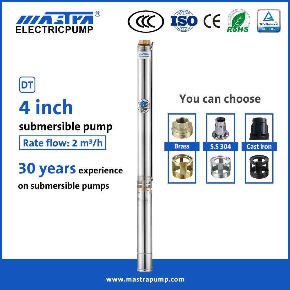 Mastra 4 inch submersible pump suppliers R95-DT 5hp well pump