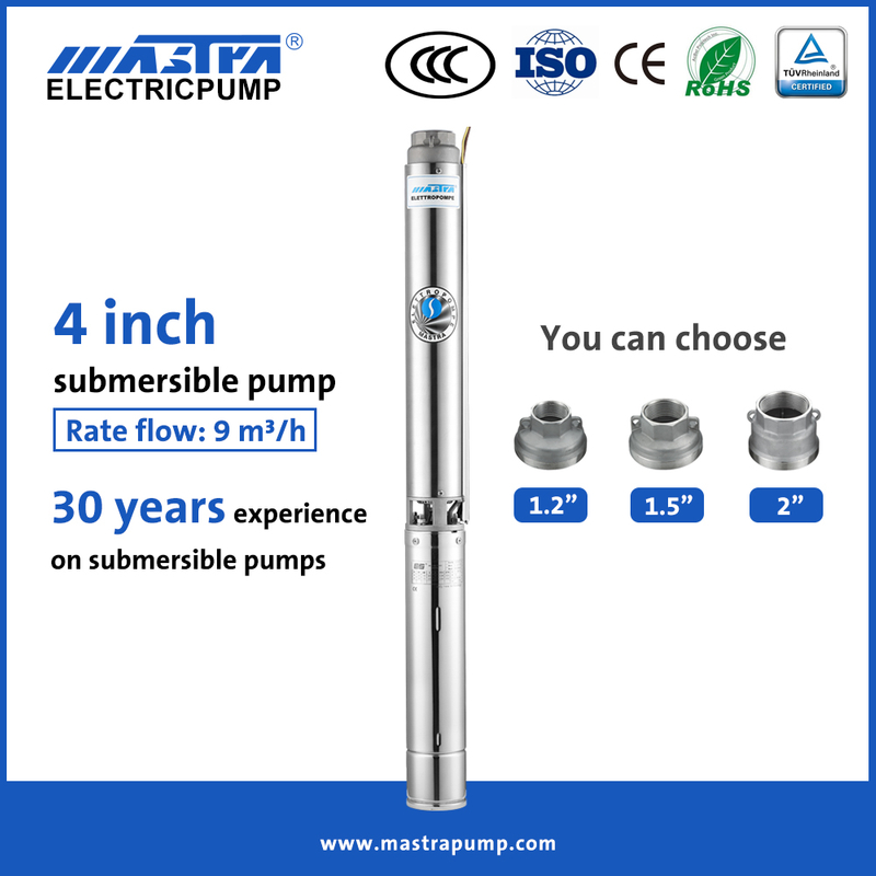 Mastra 4 inch solar deep well pump R95-ST deep well solar water pump