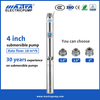 Mastra 4 inch ac submersible pump R95-ST borehole pump Solar pumping system