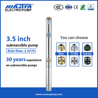 Mastra 3.5 inch electric submersible pump R85-QX 1 hp submersible well pump