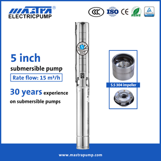 Mastra 5 inch all stainless steel 10 hp 3 phase submersible pump 5SP 2400 gph submersible pump