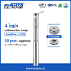 Mastra 4 inch full stainless steel submersible deep well water pump solar 4SP2-75 electric submersible pump