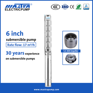 Mastra 6 inch stainless steel the best submersible well pump 6SP submersible pump low price