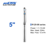 Mastra 5 inch Submersible Pump - R125 series 8 m³/h rated flow turbine water pumps