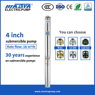 Mastra 4 inch submersible pump 4hp R95-DG submersible pump for 300 feet borewell price