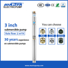 Mastra 3 inch Submersible well water Pump R75-T2 submersible pump company