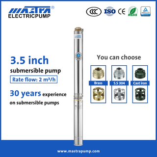 Mastra 3.5 inch submersible borehole pump R85-QS deep well pump