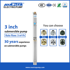Mastra 3 inch Submersible deep well Pump R75-T3 ac submersible pump