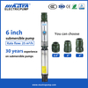 Mastra 6 inch submersible borehole pump manufacturers R150-FS AC solar submersible water pump