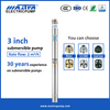 Mastra 3 inch 220V submersible water pump impeller R75-T2 submersible water pump price list