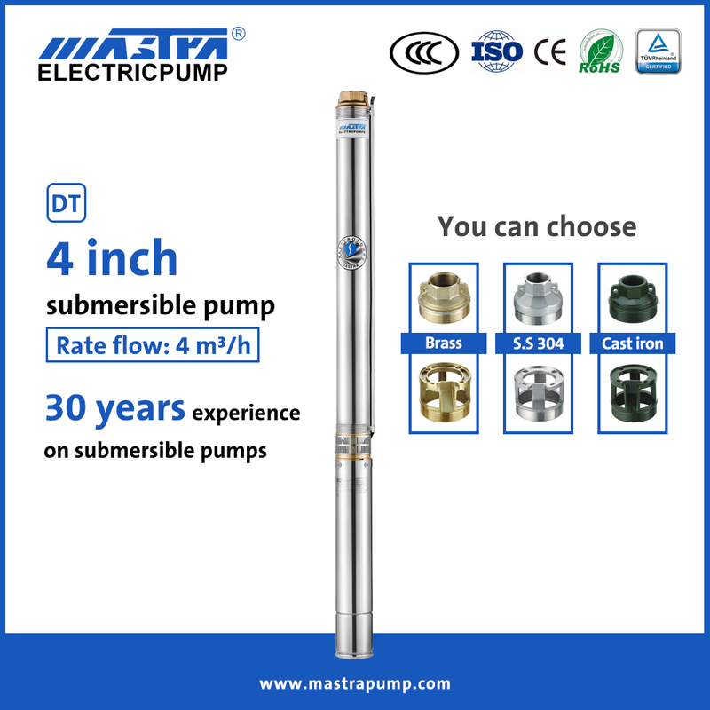 Mastra 4 inch dc powered submersible pump R95-DT4-07 electric submersible pump