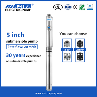 Mastra 5 inch stainless steel AC solar Submersible well Pump R125 submersible water pump amazon