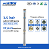 Mastra 3.5 inch 3 hp submersible pump R85-QS-40 electric submersible pump