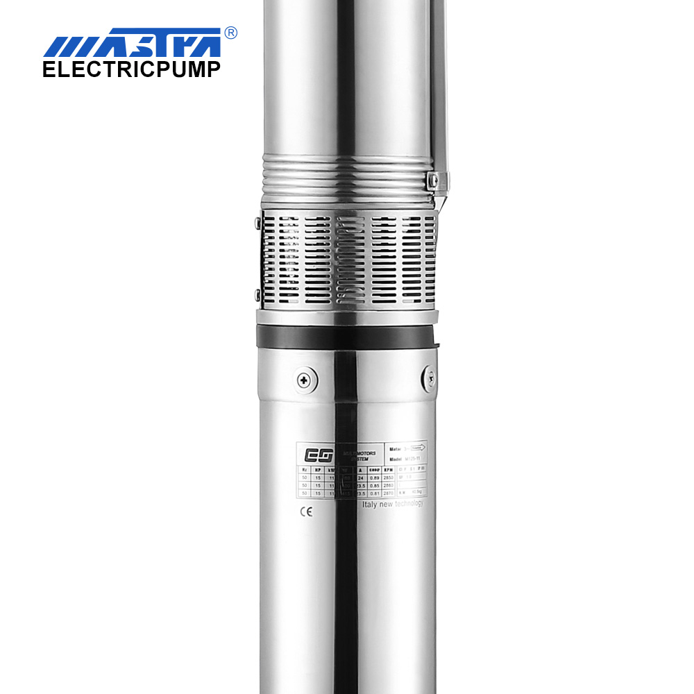 MASTRA 5 inch Submersble Well Pump Supplier R125 Series Stainless Steel Submersible deep Well Pump
