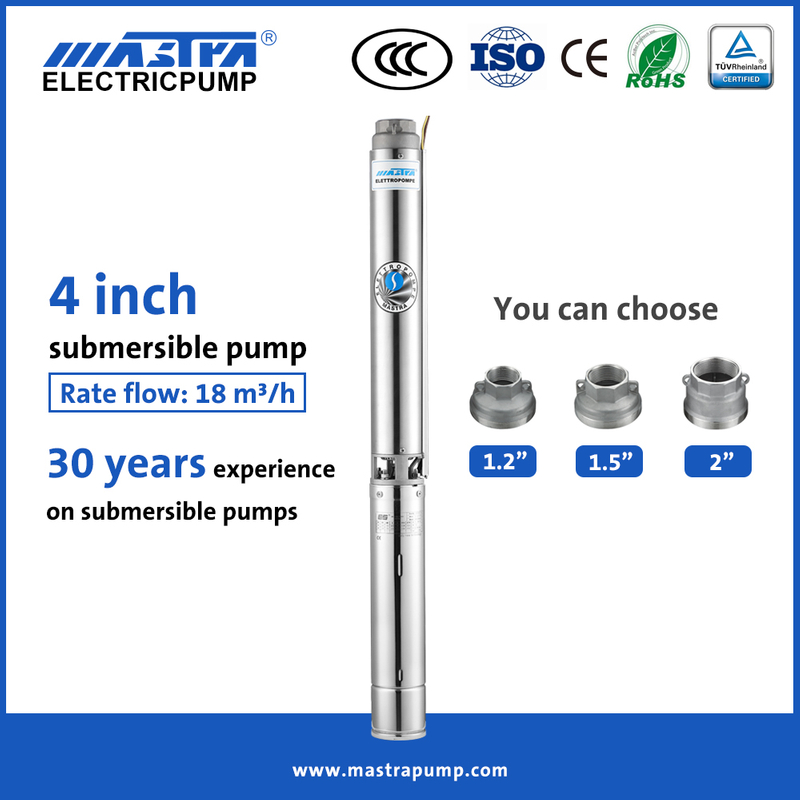 Mastra 4 inch automatic water pump manufacturers R95-ST submersible irrigation pump