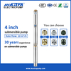 Mastra 4 inch submersible well pump R95-MA Solar water pump manufacturers