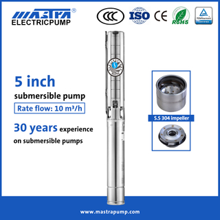 Mastra 5 inch all stainless steel dc solar water pump 5SP10 farm irrigation pumps for sale