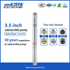 Mastra 3.5 inch deep well submersible pump R85-QA stainless steel small submersible water pump