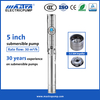 Mastra 5 inch all stainless steel 12 hp submersible pump 5SP30-10 electric submersible pump