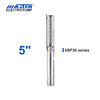 Mastra 5 inch stainless steel submersible pump - 5SP series 30 m³/h rated flow submersible pump price