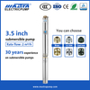 Mastra 3.5 inch 3 4 hp submersible well pump R85-QS submersible solar water pump