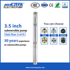 Mastra 3.5 inch 3hp submersible borehole water pump R85-QF small solar fountain pumps submersible