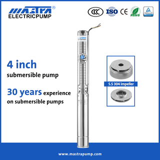 Mastra 4 inch stainless steel solar submersible water pump 4SP 1 4 hp submersible pump