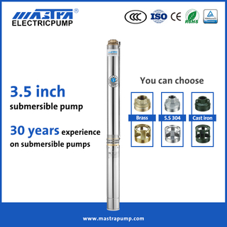 Mastra 3.5 inch 2 hp submersible deep well pump R85-QF-11 electric Submersible Pump