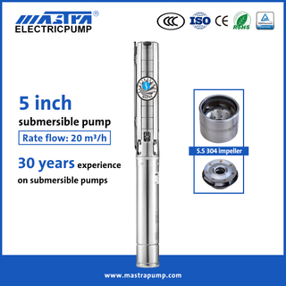 Mastra 5 inch stainless steel submersible pump catalogue 5SP franklin submersible pumps