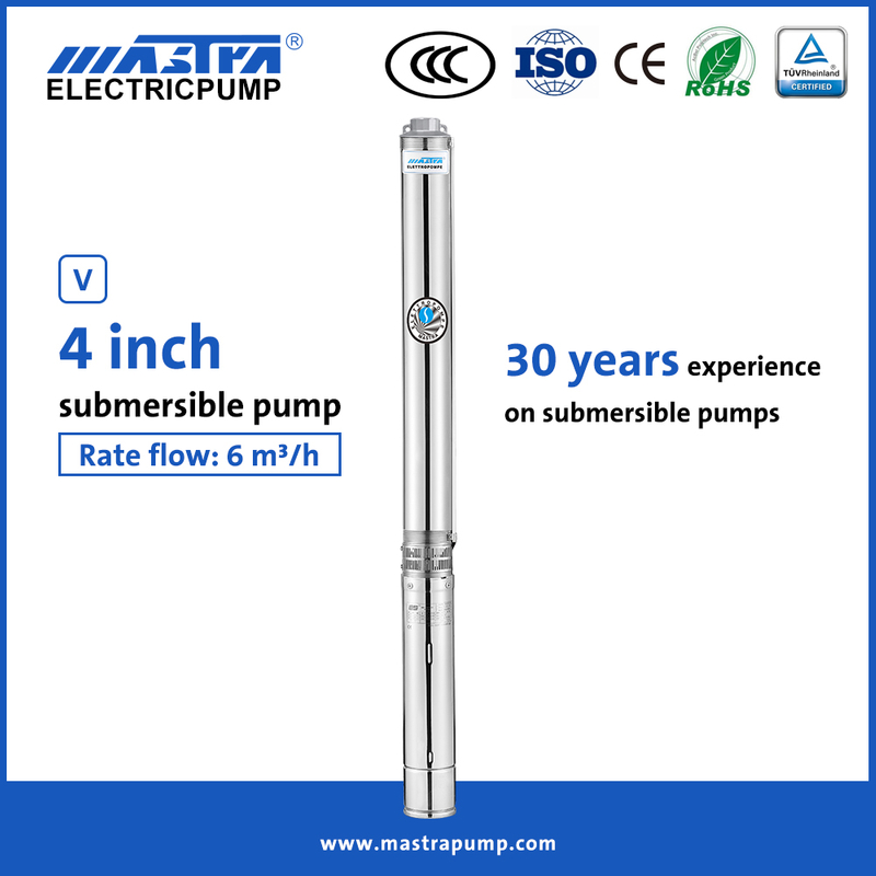 MASTRA PUMP 4 inch R95-V6 electric Submersible borehole Pump