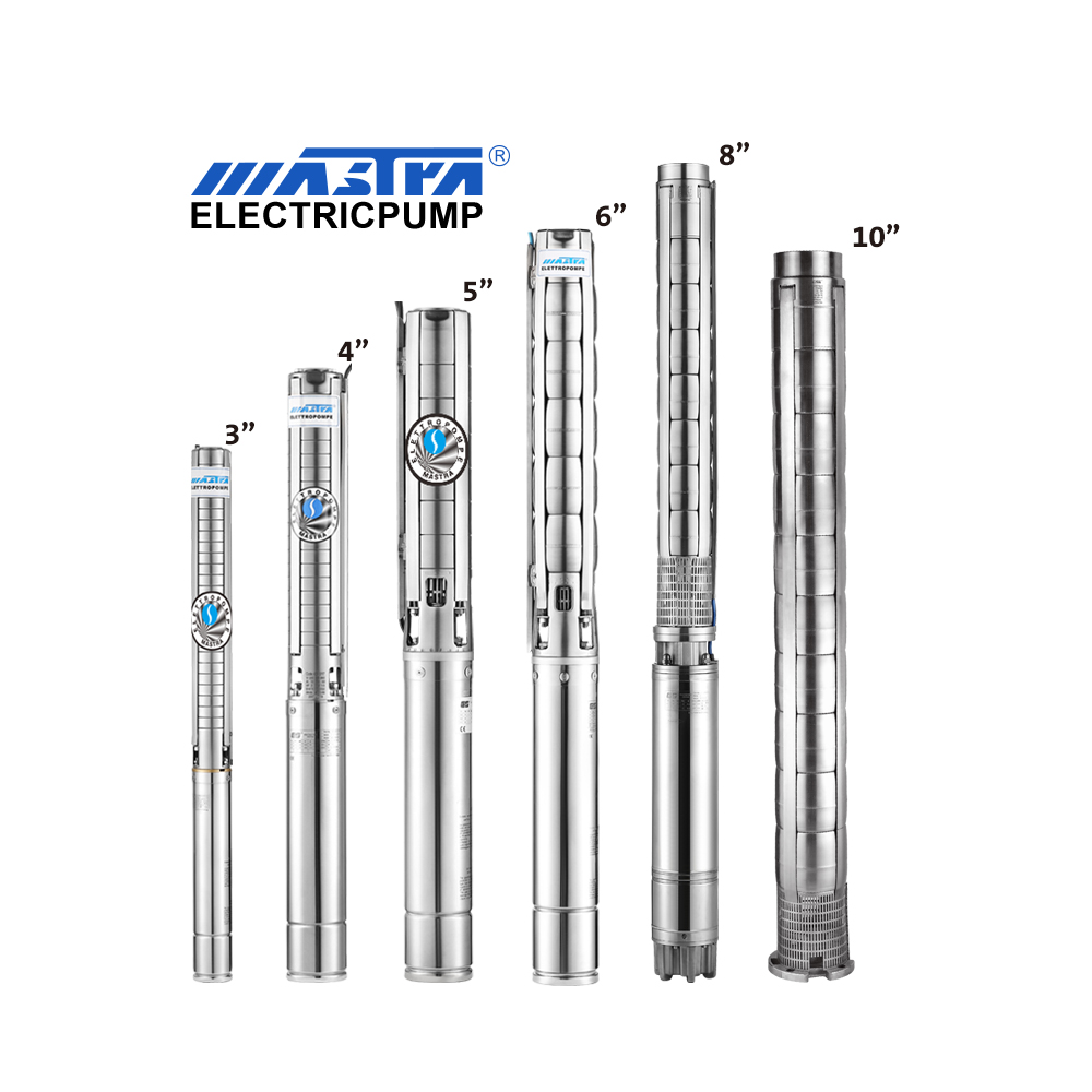 MASTRA 4 inch Full Stainless Steel Submersible Deep Well Pump 3SP Series Deep Well Water Pump