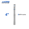 Mastra 4 inch stainless steel submersible pump - 4SP series 14 m³/h rated flow mini gas water pump