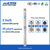 Mastra 3 inch submersible water pump 1 hp R75-T1 1hp solar submersible pump