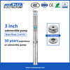 Mastra 3 inch full stainless steel china submersible pump 3SP1 deep well solar pumps