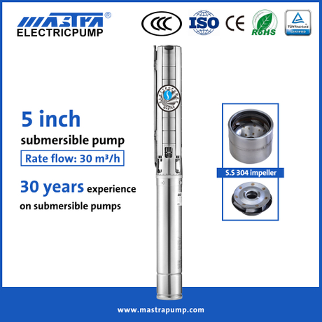 Mastra 5 inch stainless steel submersible lake irrigation pump 5SP ...