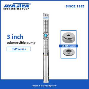 MASTRA 3 inch Full Stainless Steel Submersible Deep Well Pump 3SP Series Deep Well Water Pump