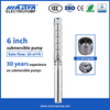 Mastra 6 inch all stainless steel 15hp submersible pump price list 6SP30 12 hp submersible pump