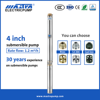 Mastra 4 inch submersible water pump R95-S China manufacturer of submersible pump