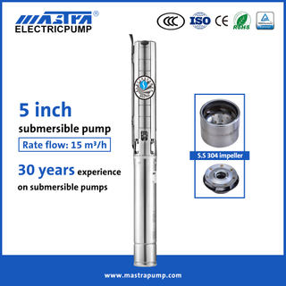 Mastra 5 inch stainless steel submersible water pump suppliers 5SP deep well Submersible pump