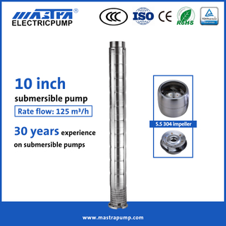 Mastra 10 inch all stainless steel ac deep well submersible pump 10SP Solar water pump company
