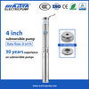 Mastra 4 inch all stainless steel best solar submersible pump 4SP8-30 electric submersible pump