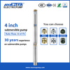 Mastra 4 inch AC DC solar water pumps submersible R95-DF deep well submersible water pump