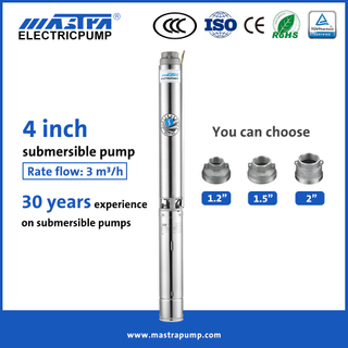 Mastra 4 inch submersible well pump supplies R95-ST3 cri submersible pump