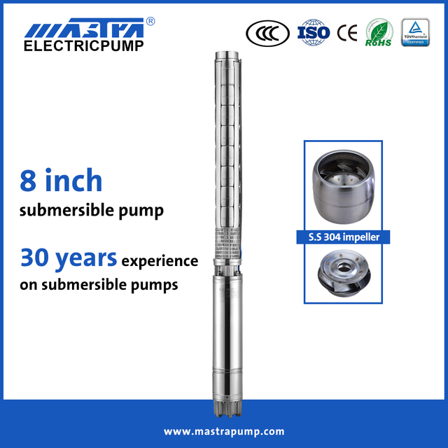 MASTRA 10 inch All Stainless Steel Submersible Borehole Pump 10SP Series Deep Well Pump