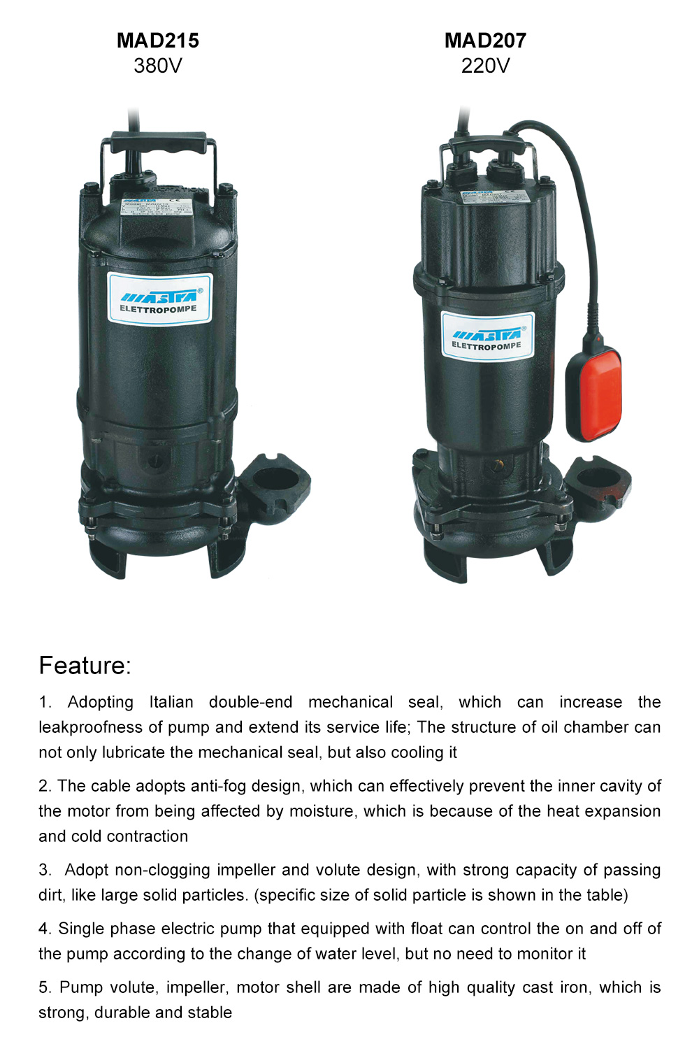 submersible borehole pumps